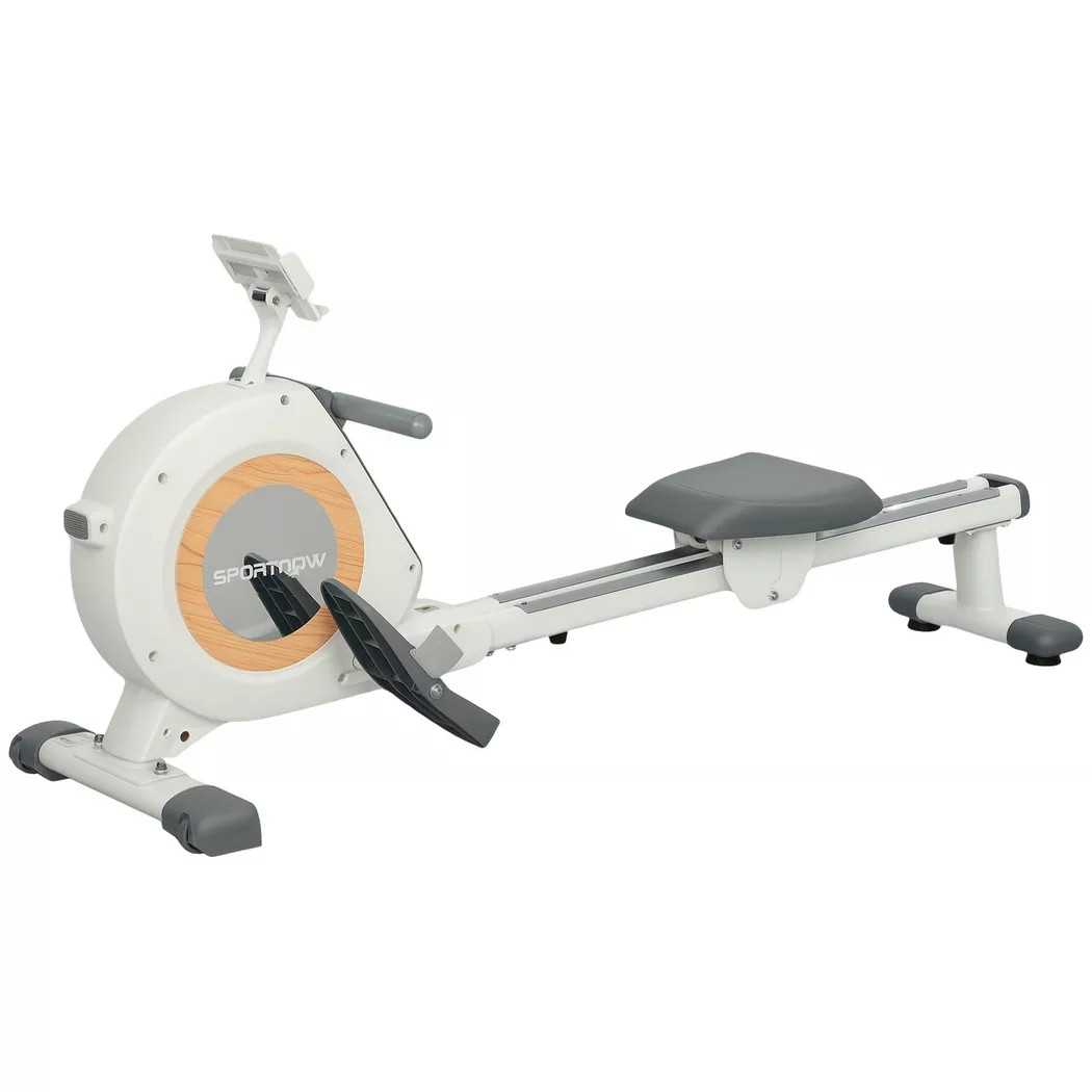Northio - Rudergerät für Zuhause, Magnetisches Rudergerät mit 16 Widerstandsstufen, LCD-Monitor, Rudermaschine mit Telefon-/IPAD-Halter, für Cardio-Training, bis 150kg belastbar, One Size