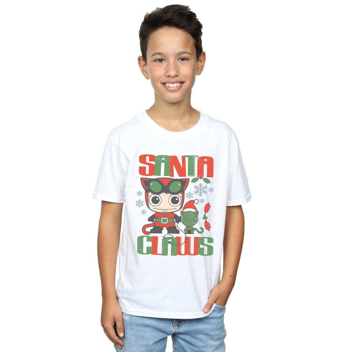 DC COMICS  Tshirt SANTA CLAWS 