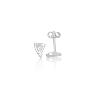 MUAU Schmuck  Ohrstecker Gelbgold 750 Diamant 0.06ct. 7x5mm 