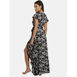 Selmark  Langes Sommerkleid mit kurzen Ärmeln Honolulu 