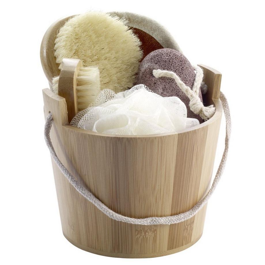 Set wellness baquet bambou