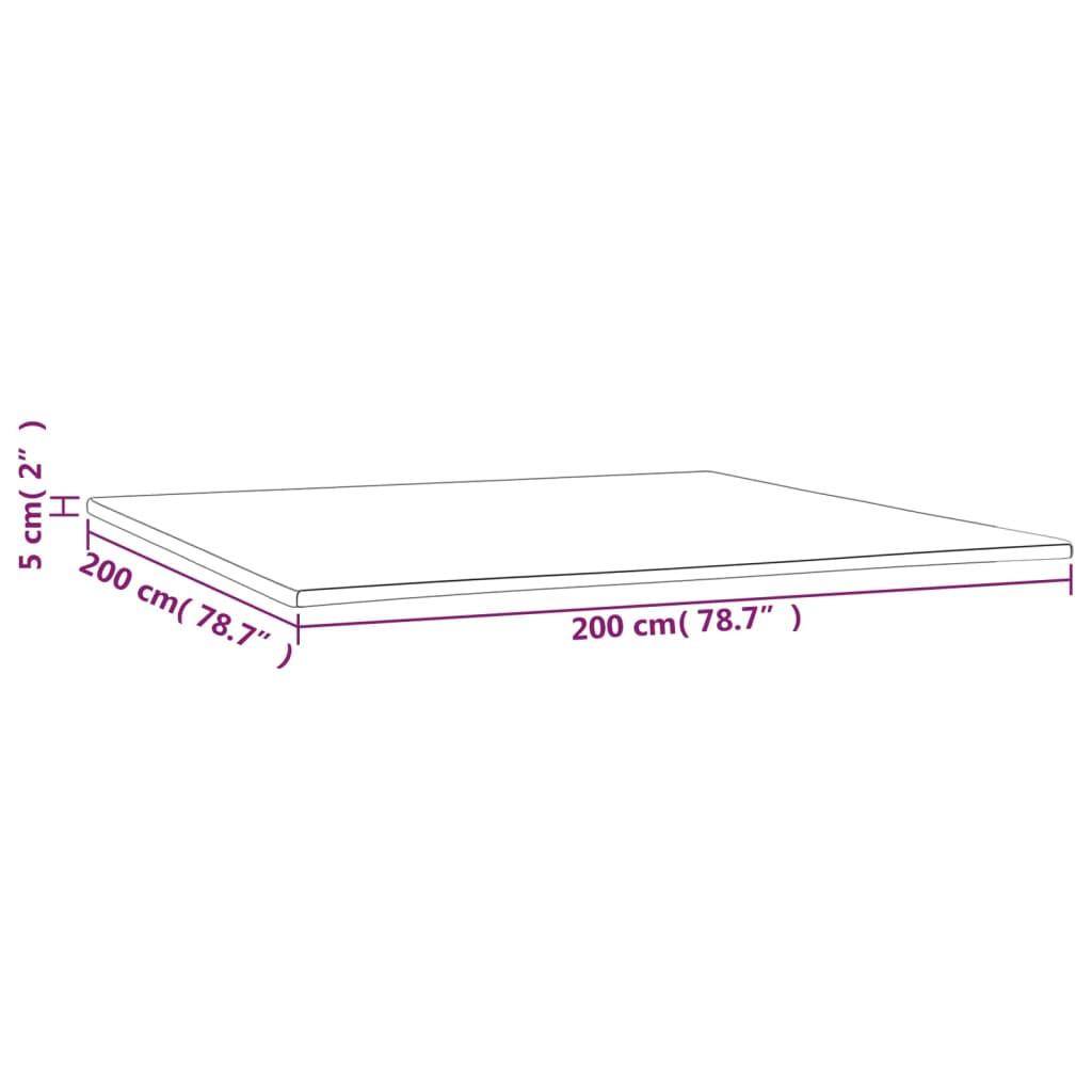 VidaXL Sur-matelas tissu  