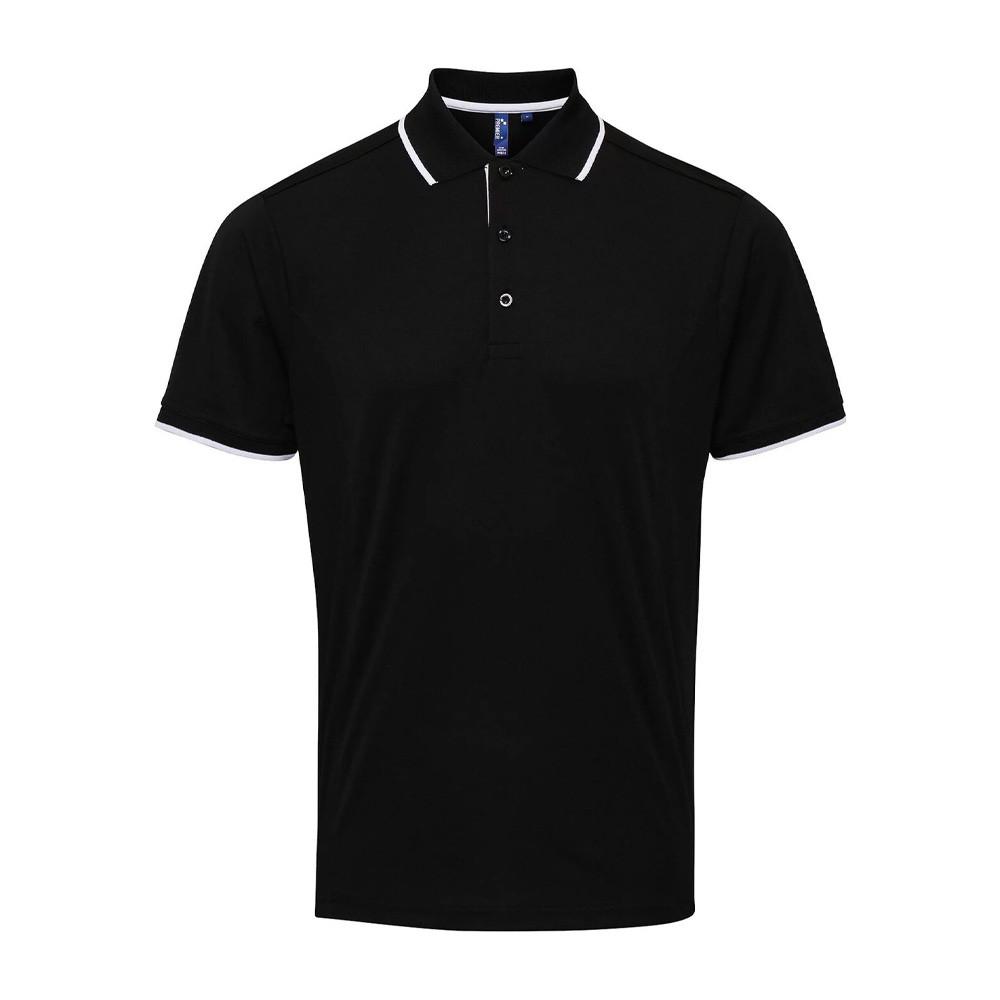 Image of Coolchecker Poloshirt Herren Schwarz XXL