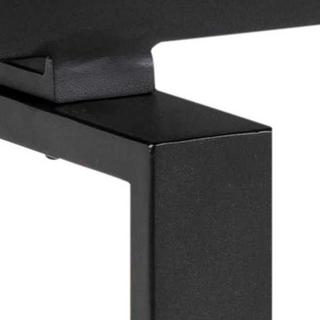 mutoni Table à rallonge Cameron verre céramique noir 160-240x85  