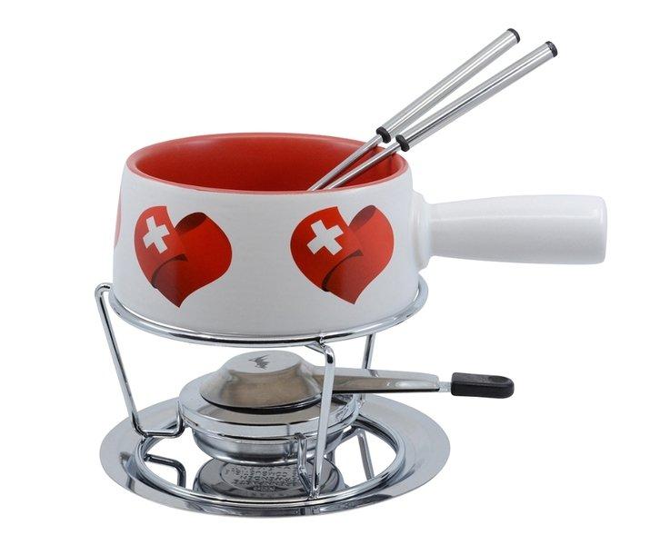 Kadastar Käsefondue-Set Small “Swiss Love”, 5-teilig  