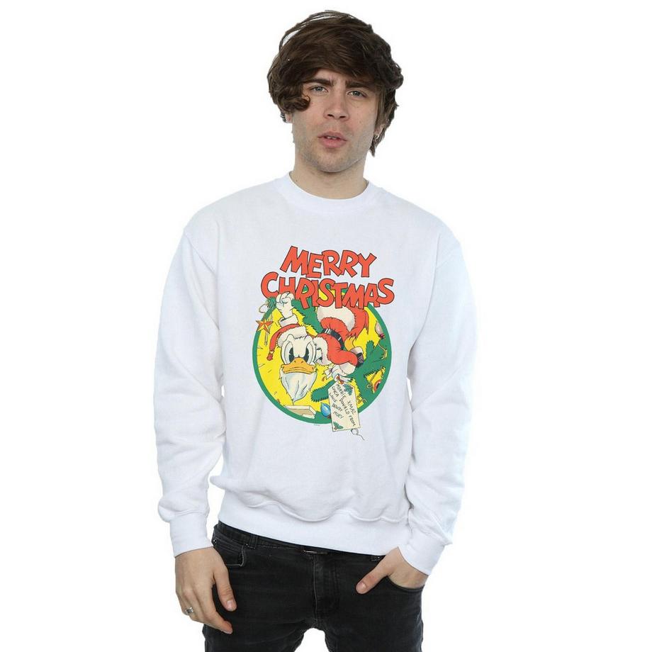 Disney Merry Christmas Donald Duck Sweatshirt  