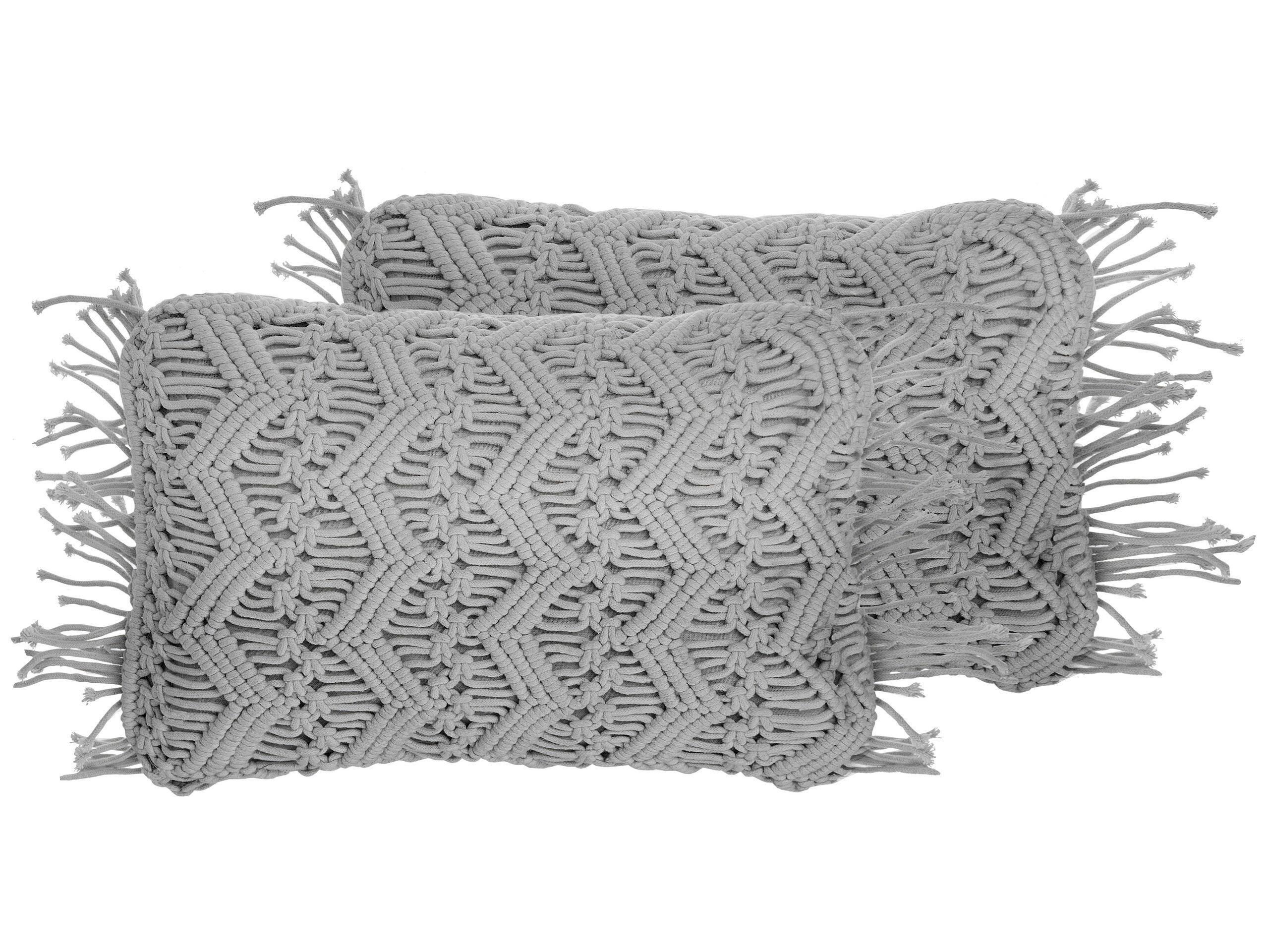 Image of Kissen 2er Set aus Baumwolle Boho KIRIKKALE Kissen 2er Set aus Baumwolle Boho KIRIKKALE