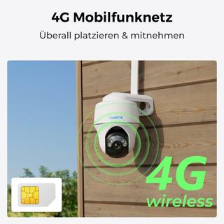 Reolink  Telecamera Go G430 2K PT LTE con pannello solare incluso 