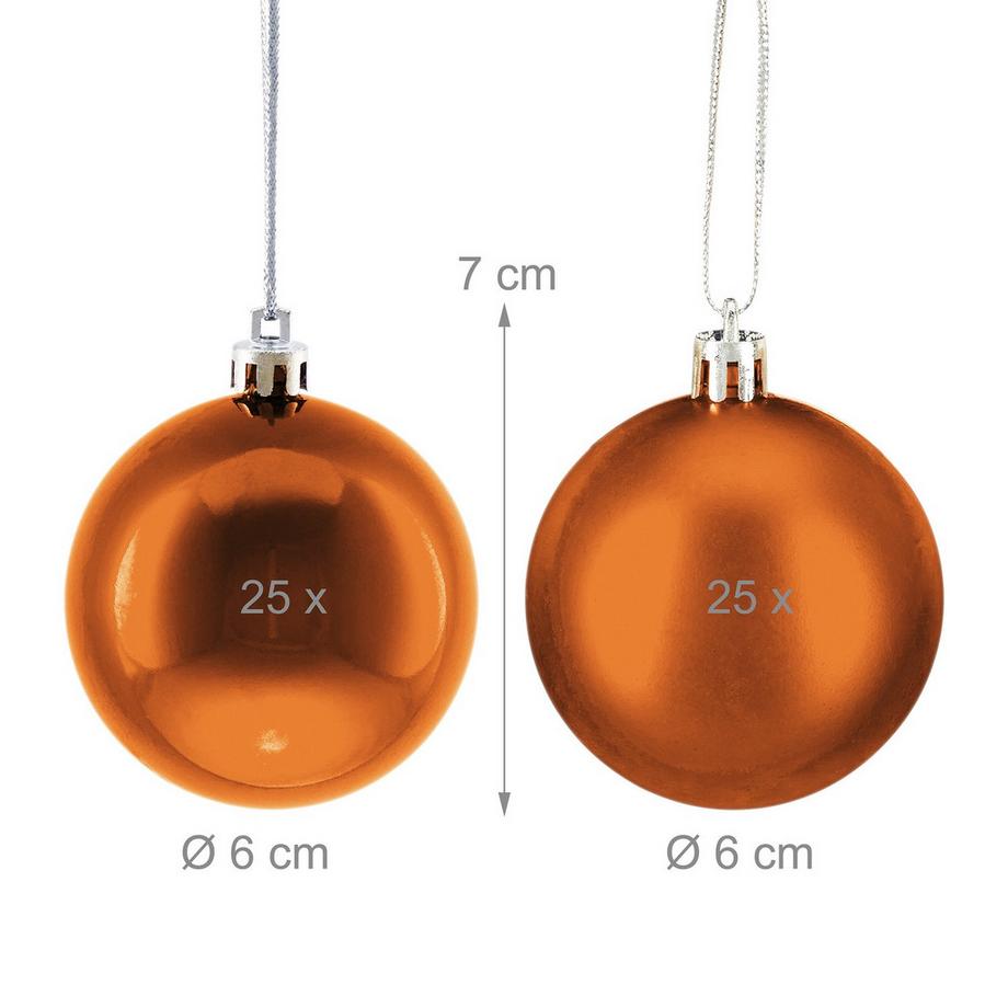 Northix Set di palline per albero di Natale, 50  