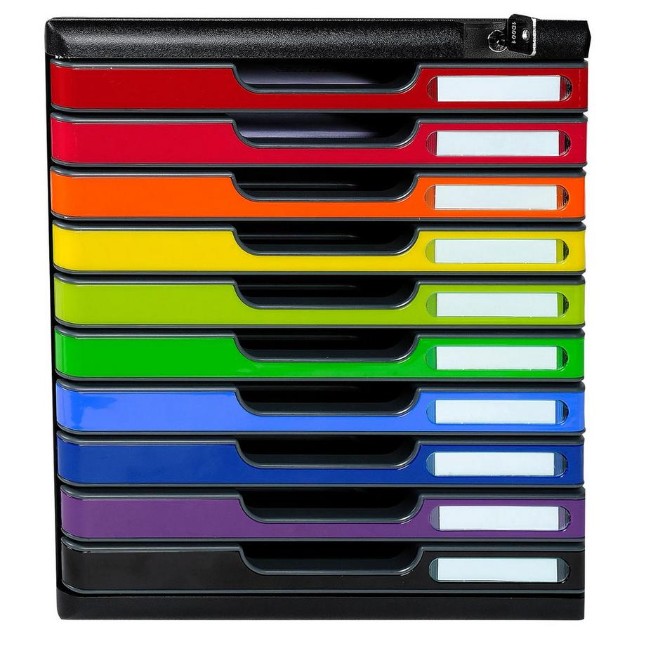 Module de classement Modulo Iderama 10 tiroirs fermables à clé