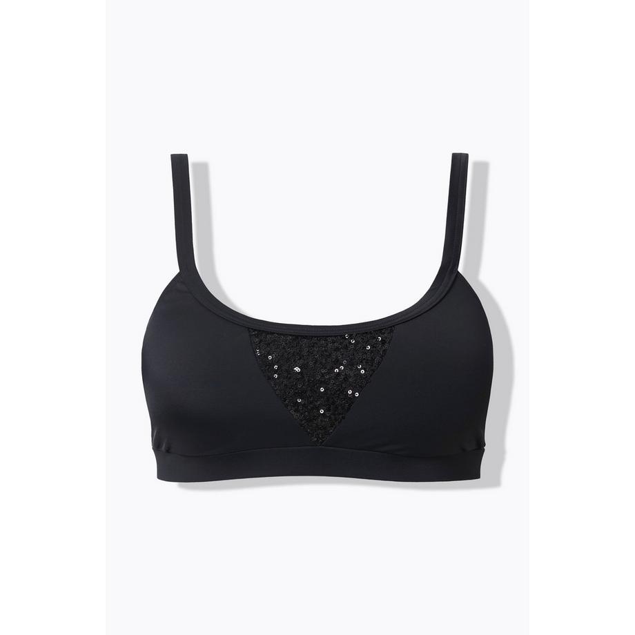 Studio Untold Top bikini Coppe morbide Paillettes  