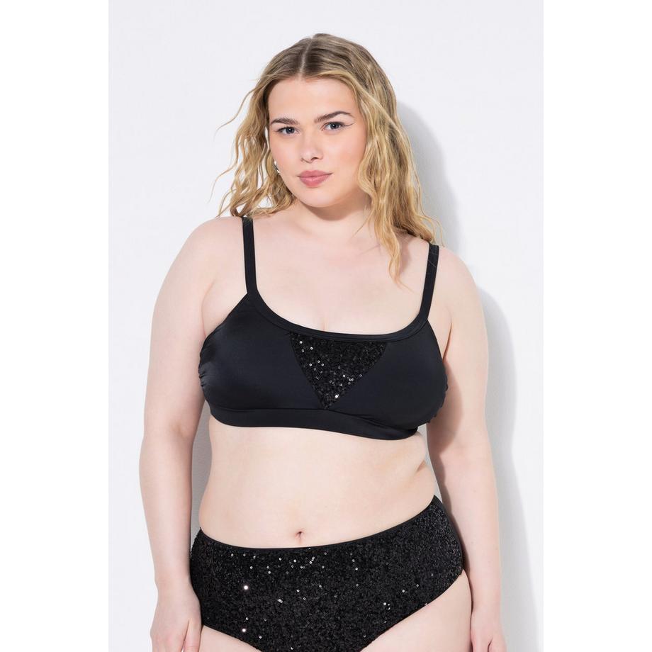 Studio Untold Top bikini Coppe morbide Paillettes  