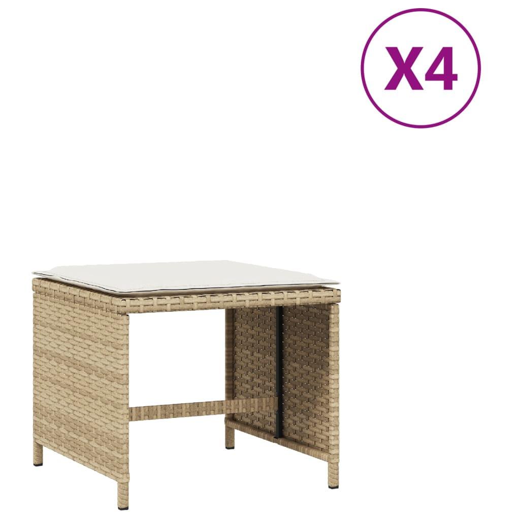 VidaXL  Tabouret de jardin rotin synthétique 