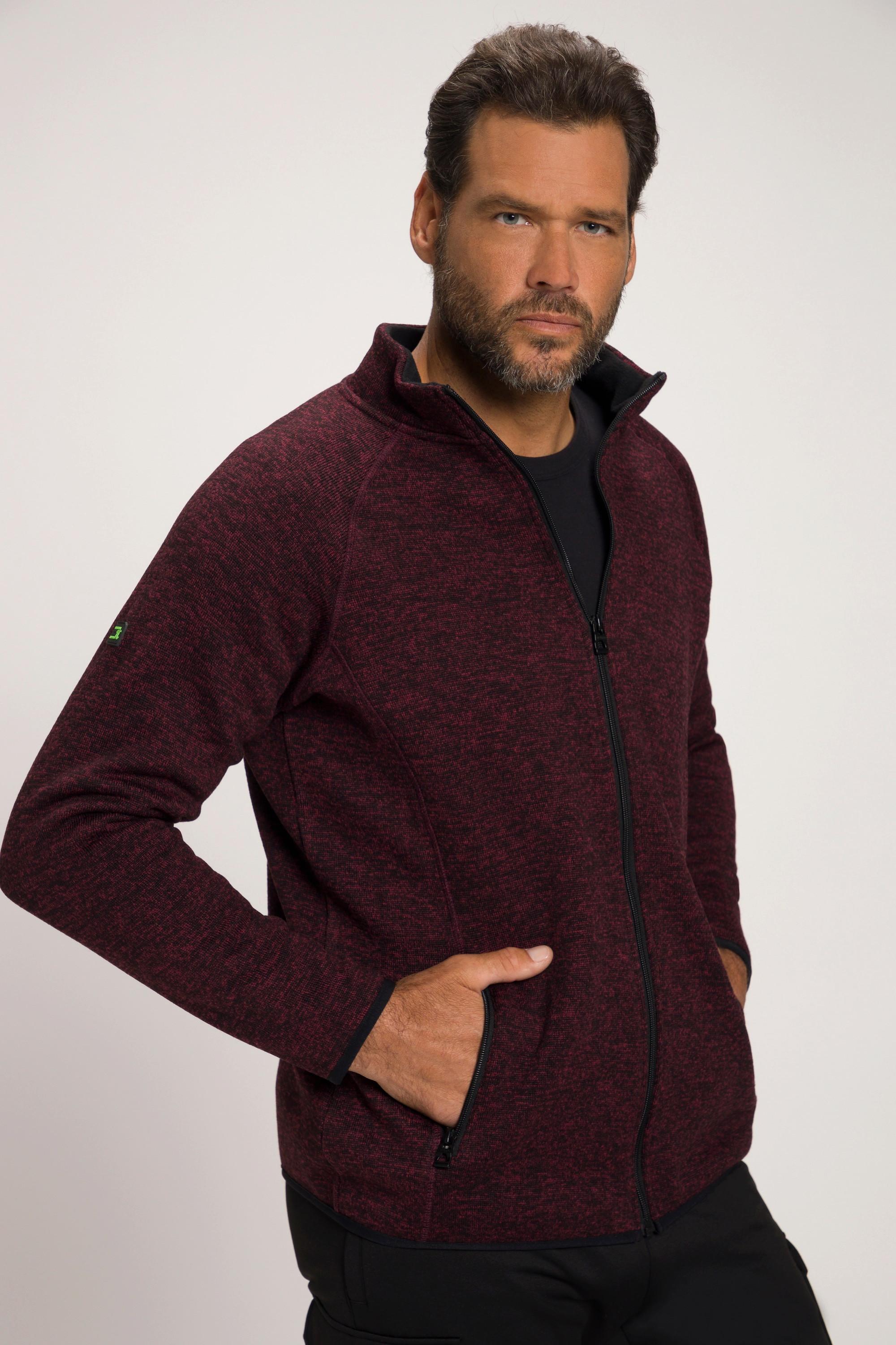 JP1880  Strickfleece-Jacke 