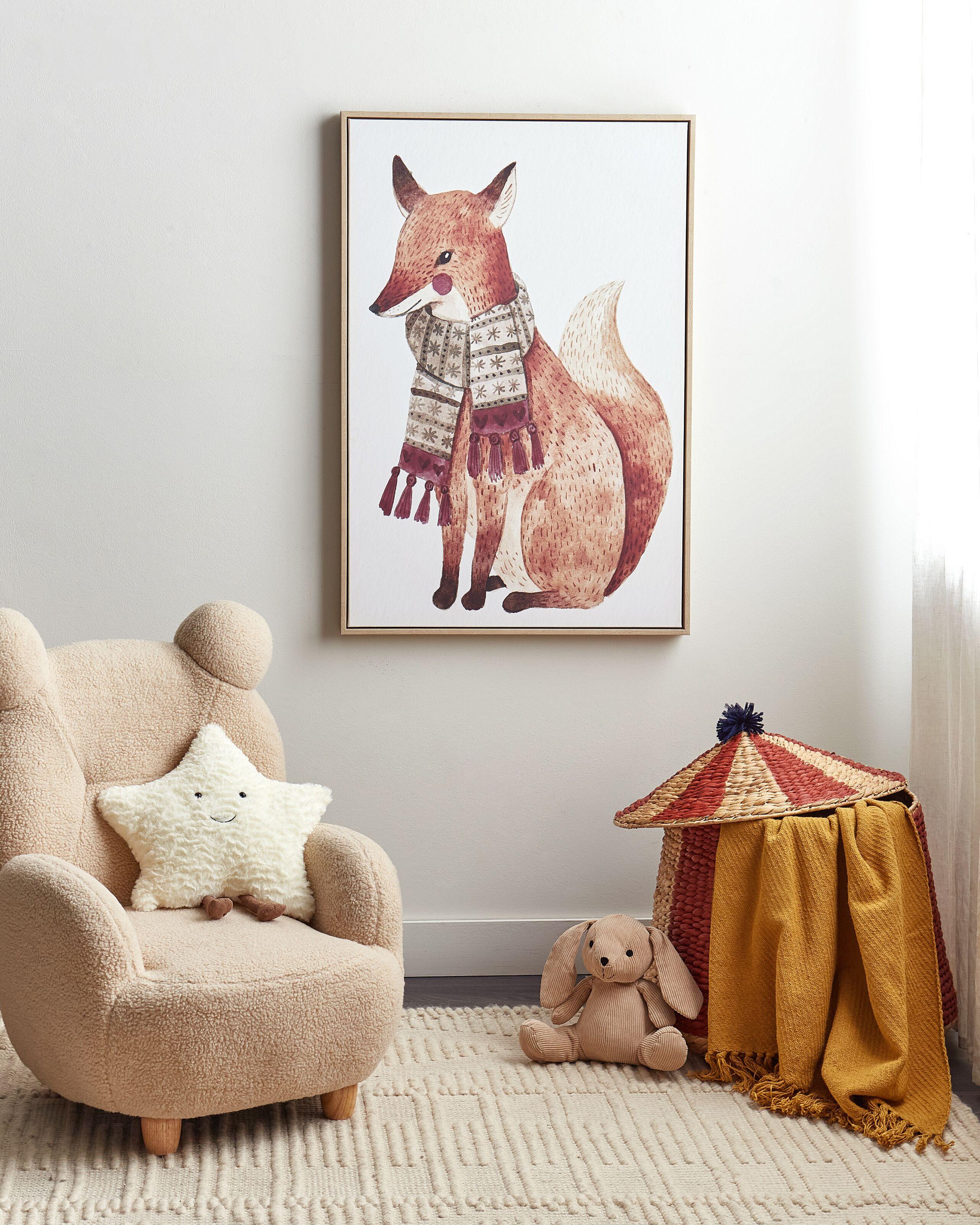 Beliani Imprimé sur toile en Tissu Moderne MUCCIA  