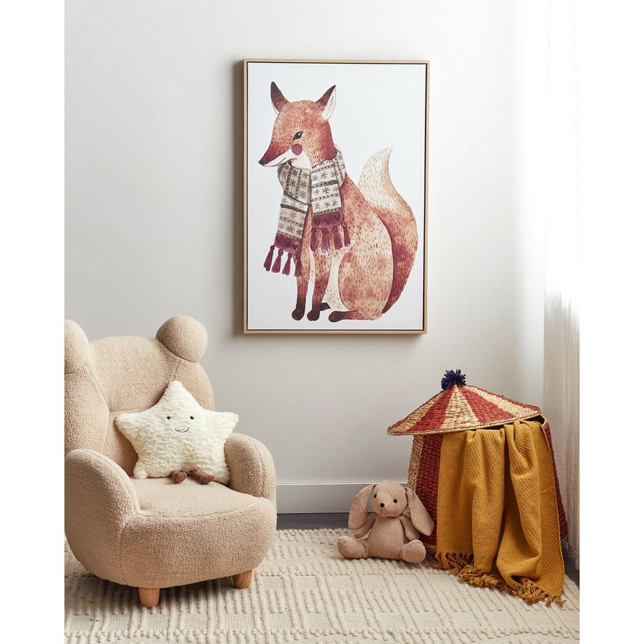 Beliani Imprimé sur toile en Tissu Moderne MUCCIA  