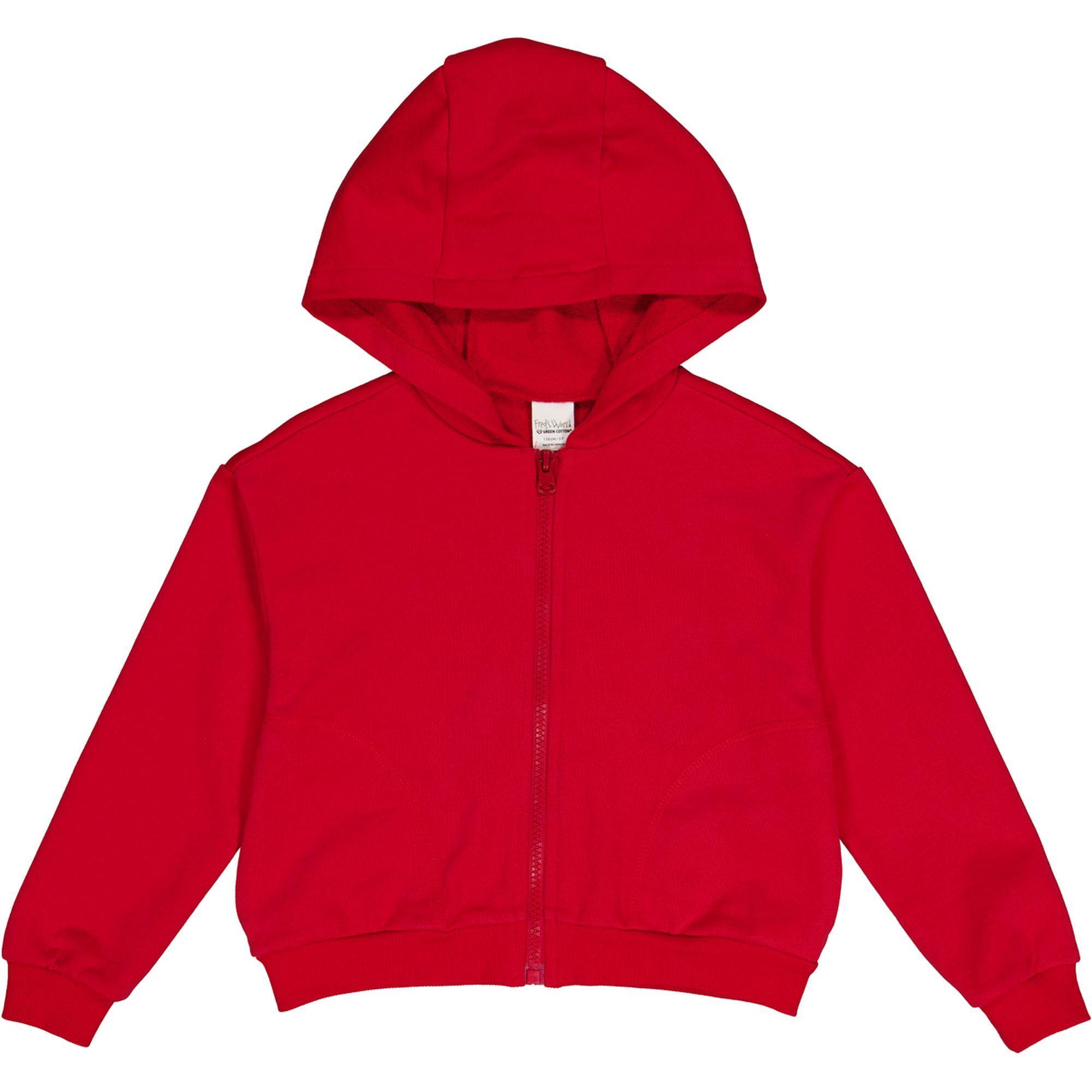 Image of Sweatjacke Unisex Rot Bunt 128