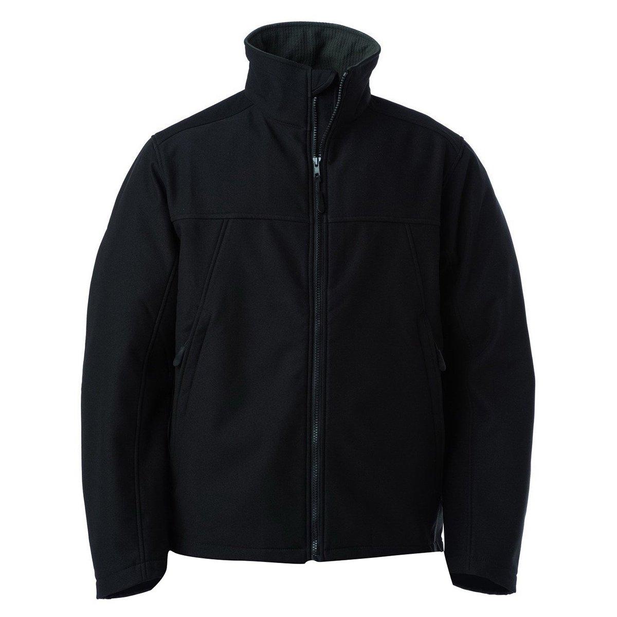 Image of Workwear Softshell Membranjacke, Wasserabweisend, Atmungsaktiv Herren Schwarz XS