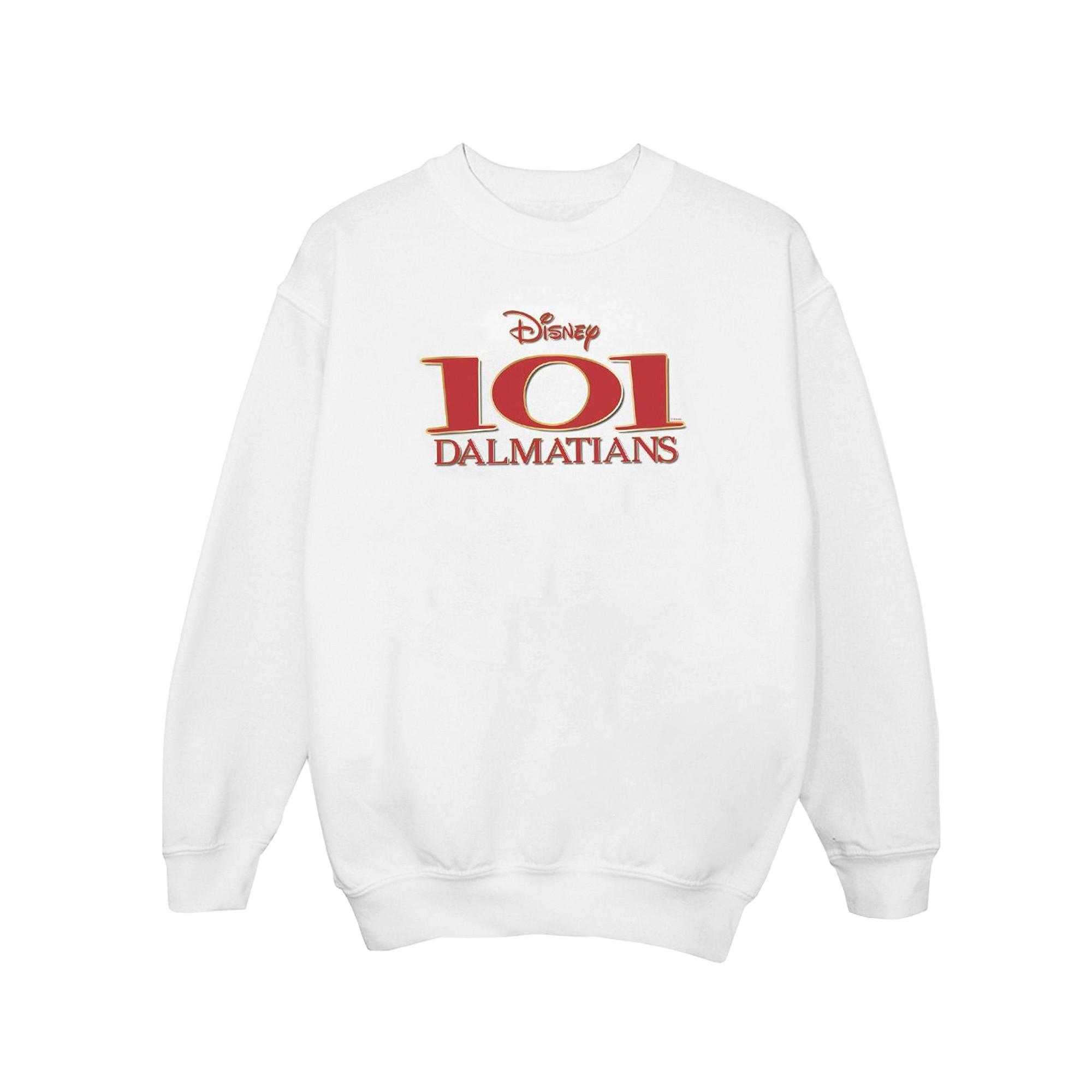 Image of 101 Dalmatians Logo Sweatshirt Unisex Weiss 128