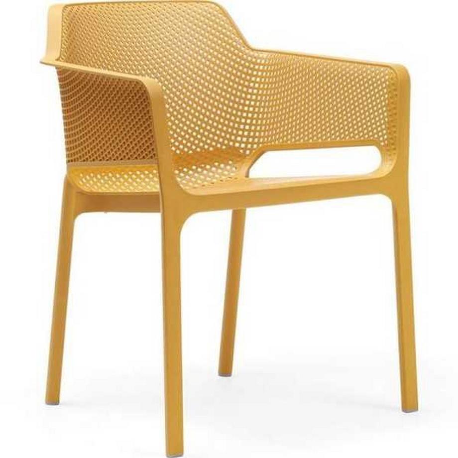 Fauteuil de jardin Net jaune