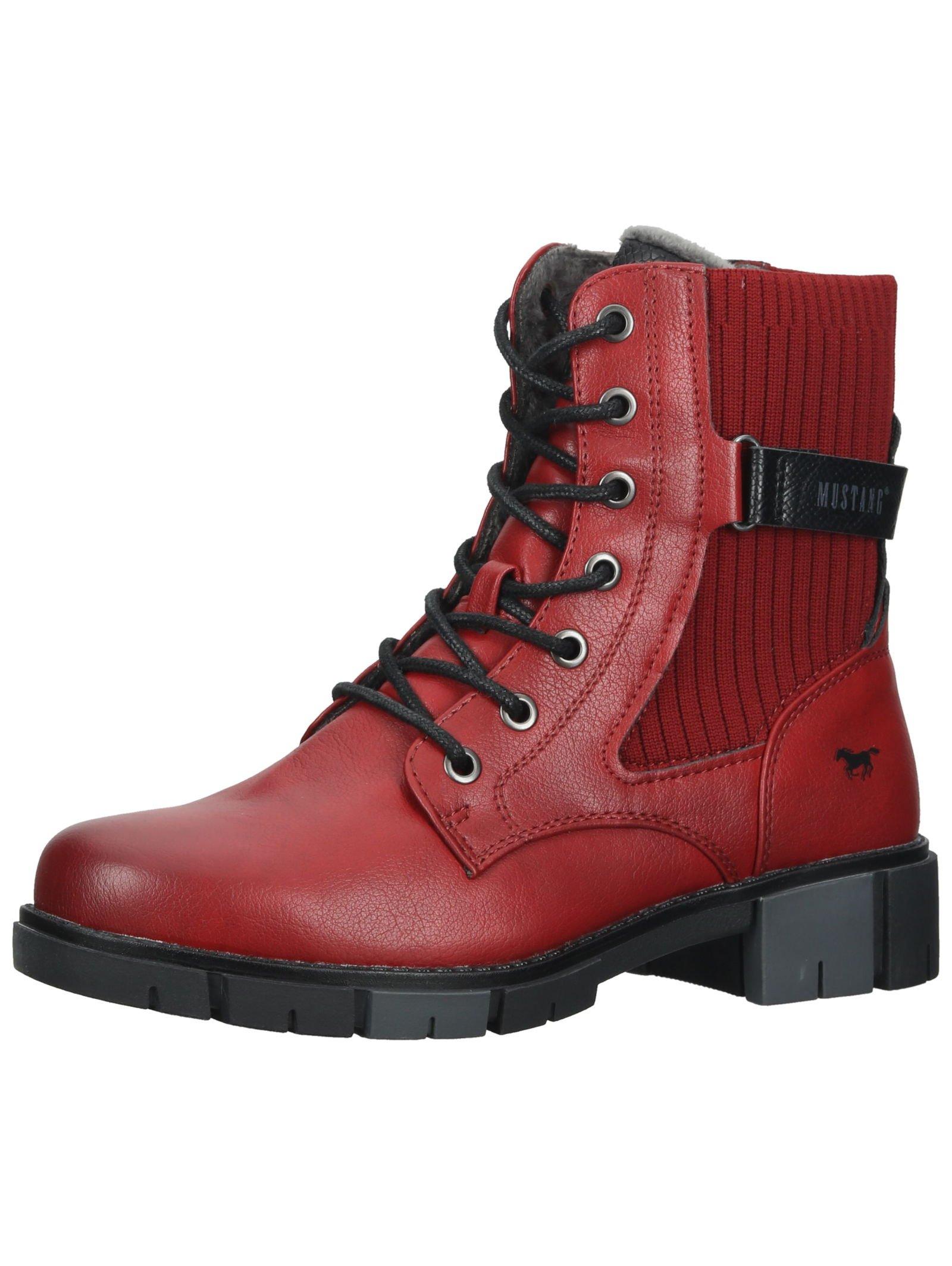 Image of Stiefelette Damen Rot Bunt 38