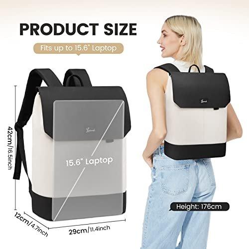 Only-bags.store  Arbeitsrucksack Lehrertasche, 15,6 Zoll Arbeitstasche mit USB-Ladeanschluss & Laptop-Fach, 