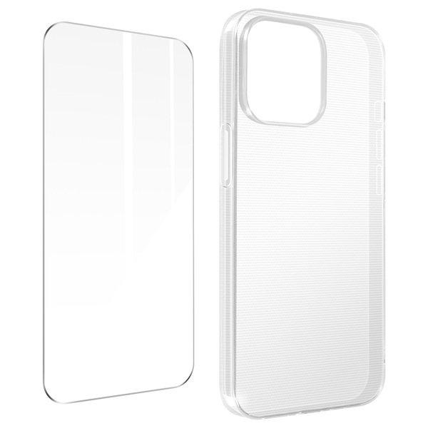 Avizar  Coque Souple + Verre iPhone 14 Pro Max 