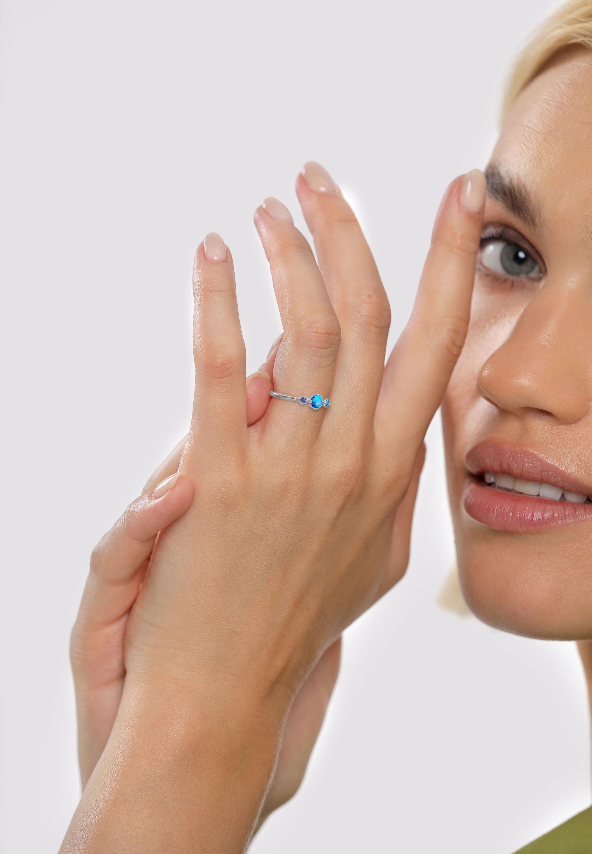 Elli  Ring Vintage Look Opal 