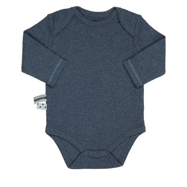 Image of Langarm-body Unisex Indigo 6-12 mesi