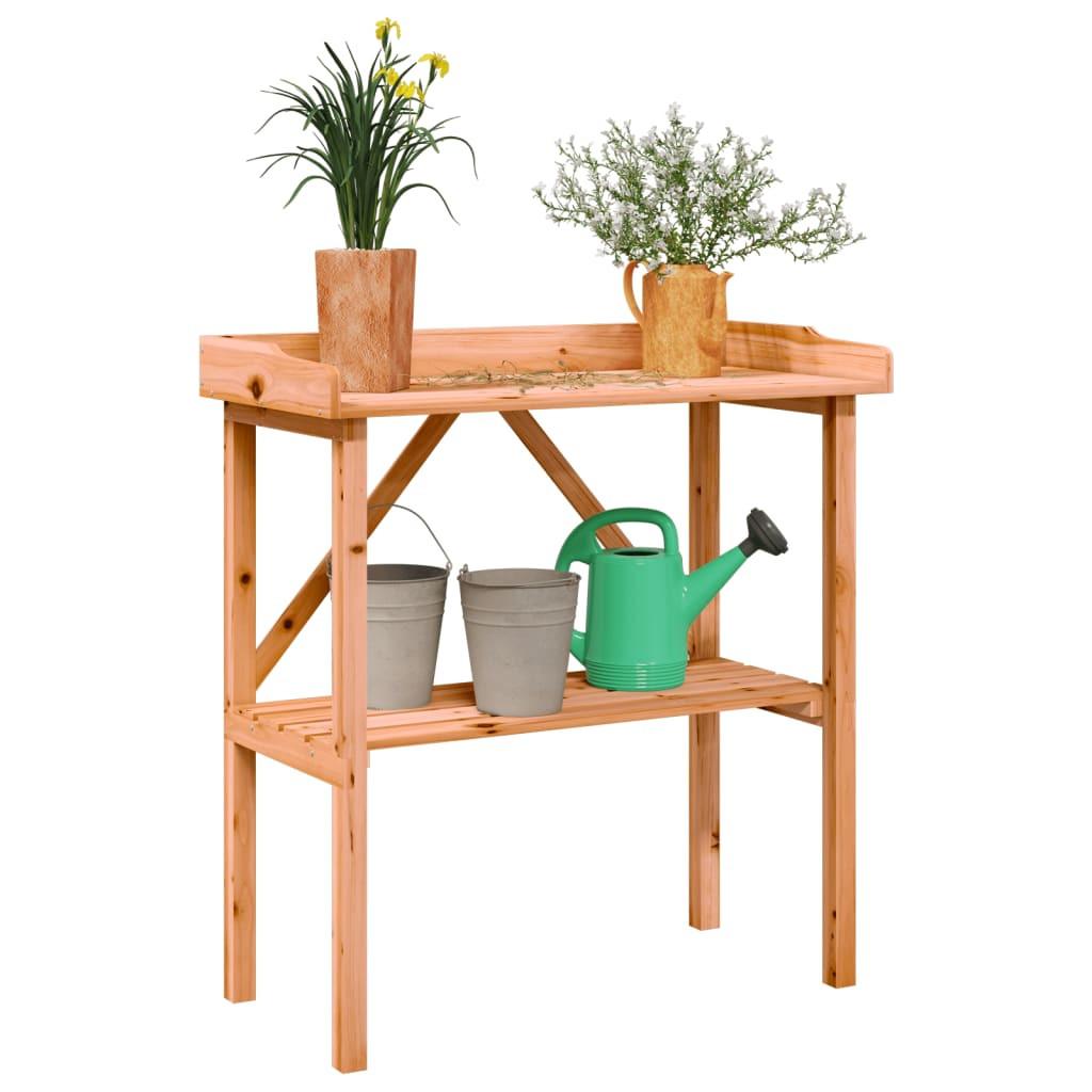 VidaXL Table à plantes bois  