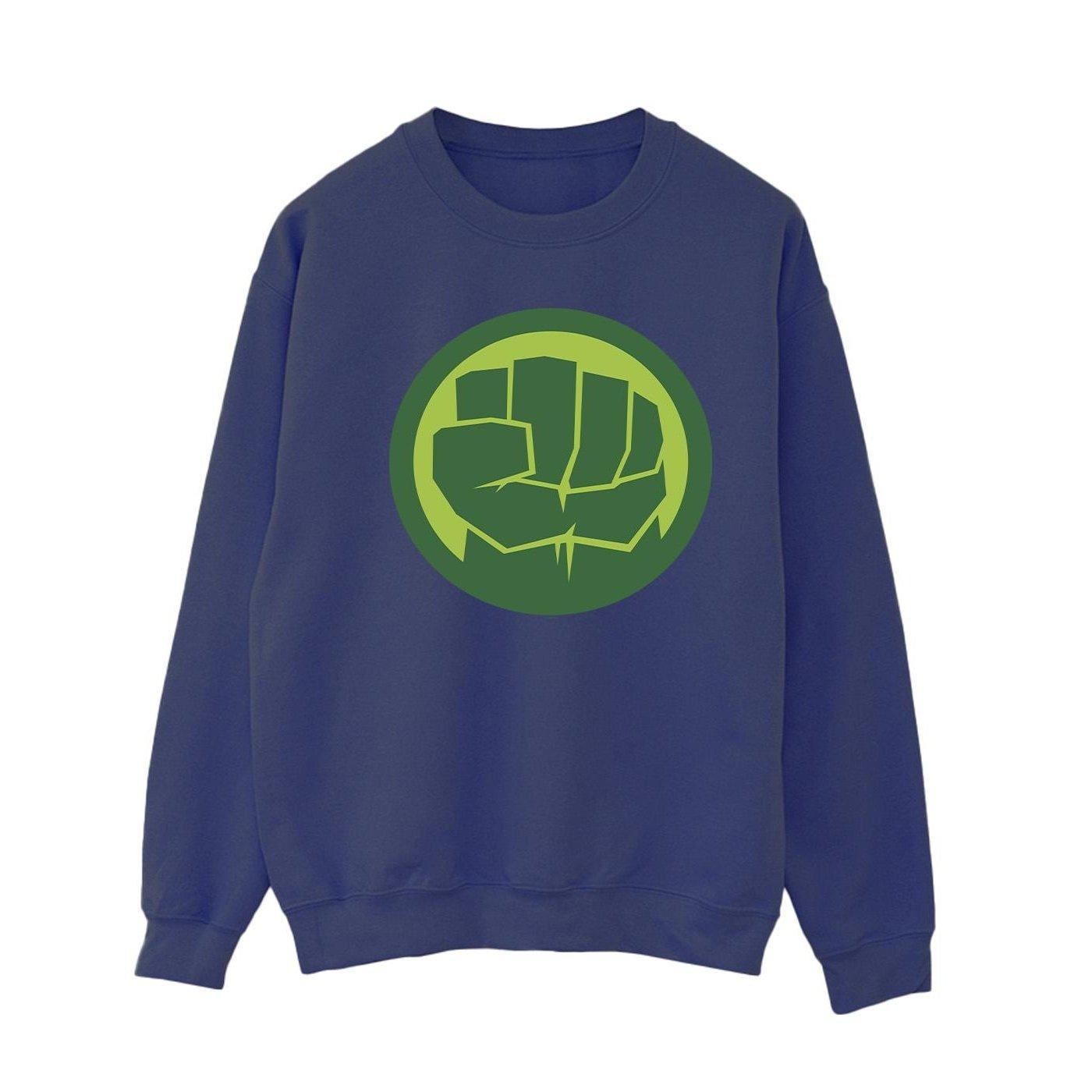 Image of Hulk Chest Logo Sweatshirt Damen Marine L