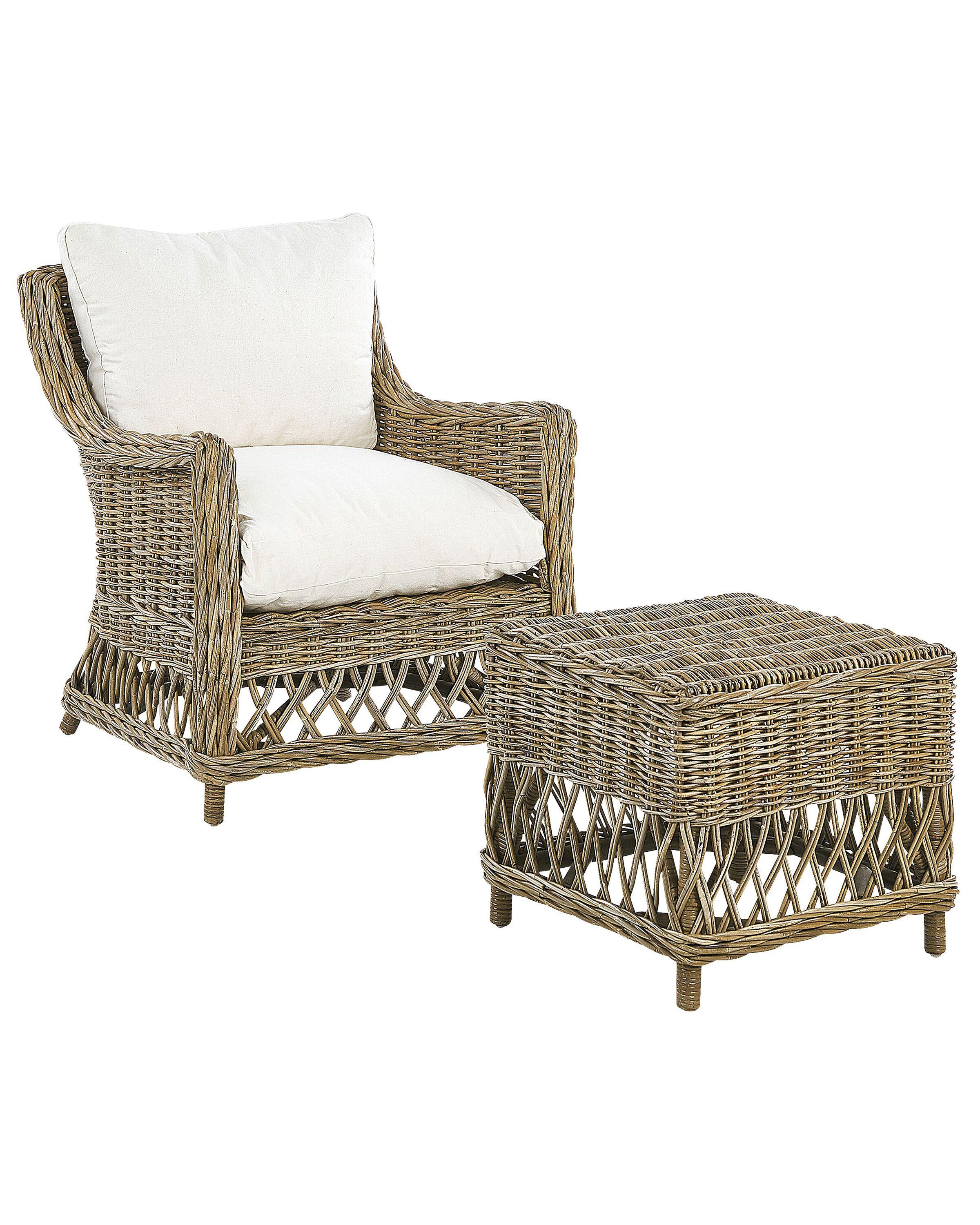 Image of Gartenstuhl aus Rattan Klassisch RIBOLLA Gartenstuhl aus Rattan Klassisch RIBOLLA