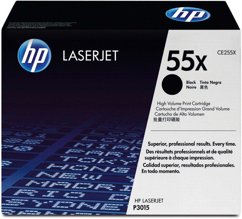 Image of Hewlett-Packard HP Toner-Modul 55X schwarz CE255X LaserJet P3015 12'500 Seiten - ONE SIZE