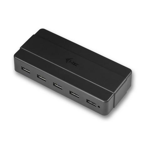 i-tec  U3HUB742 hub di interfaccia USB 3.2 Gen 1 (3.1 Gen 1) Type-B 5000 Mbit/s Nero 