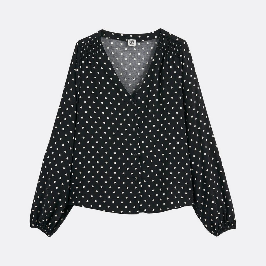 La Redoute Collections  Bluse mit V-Ausschnitt 