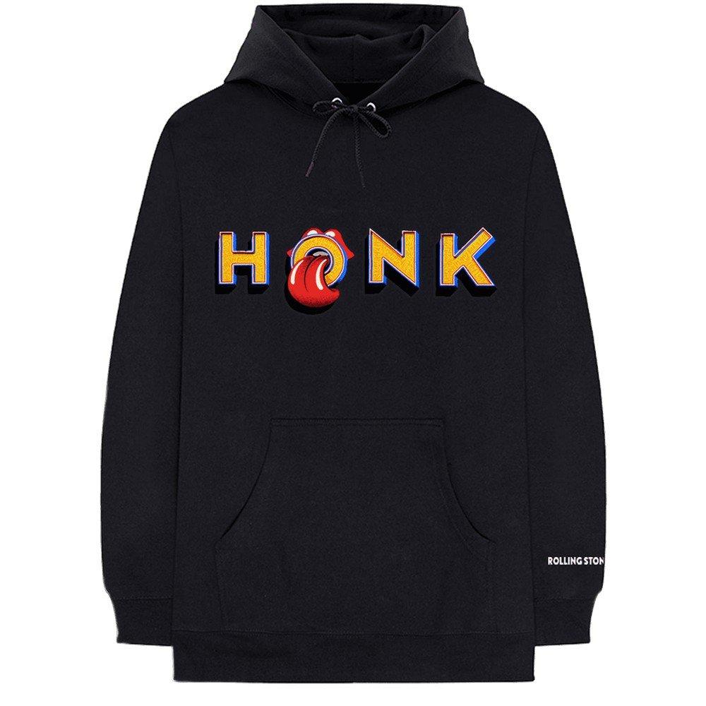 Image of Honk Letters Hoodie Zum Überziehen Damen Schwarz S