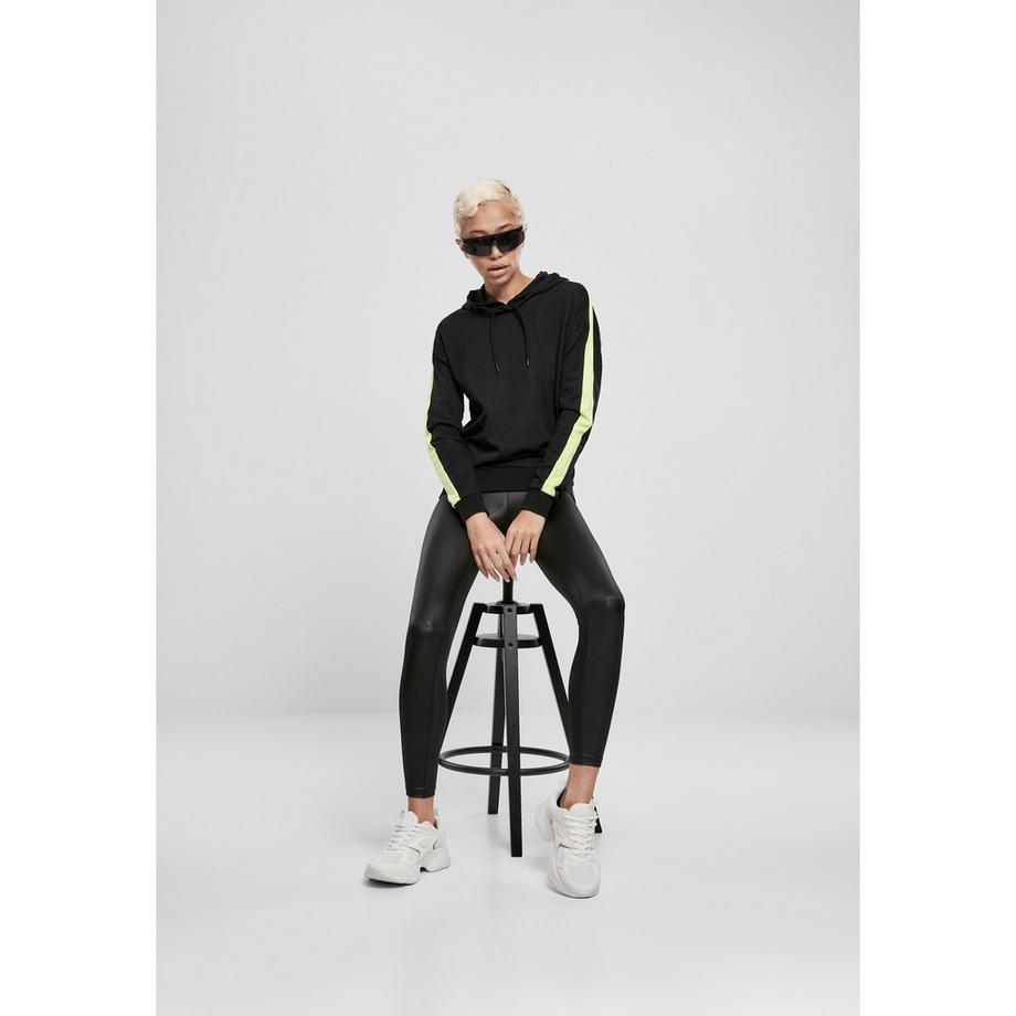 URBAN CLASSICS Felpa con Cappuccio Neon Stripe  