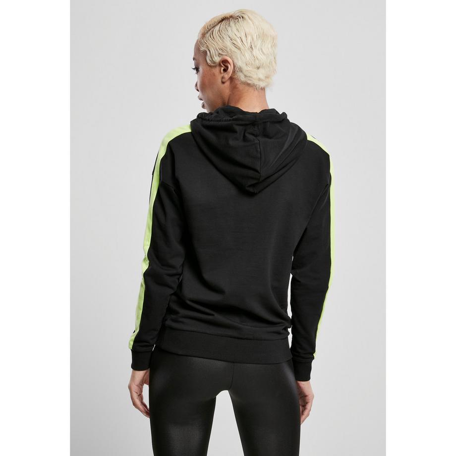 URBAN CLASSICS Felpa con Cappuccio Neon Stripe  