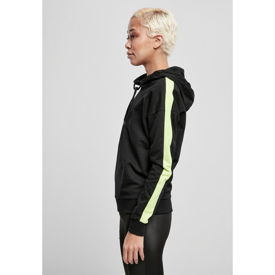 URBAN CLASSICS Felpa con Cappuccio Neon Stripe  