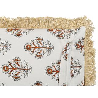 Beliani Lot de 2 coussins en Coton Traditionnel OMORIKA  