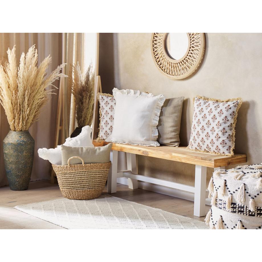 Beliani Set di 2 cuscini en Cotone Cottage OMORIKA  