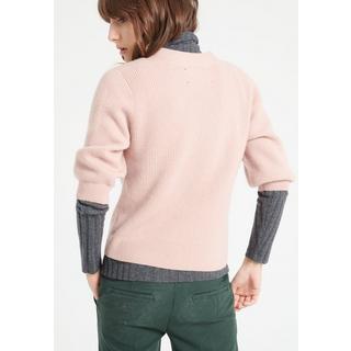 Studio Cashmere8  MIA 13 Strickjacke mit V-Ausschnitt und kurzen Ärmeln - 100% Kaschmir 