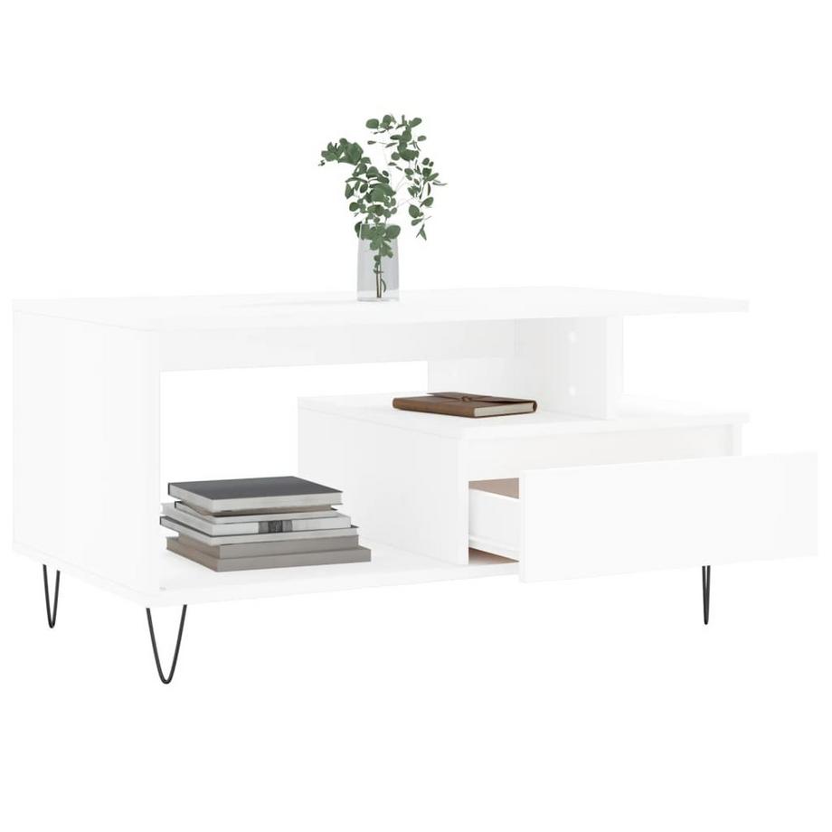 VidaXL Table basse bois d'ingénierie  