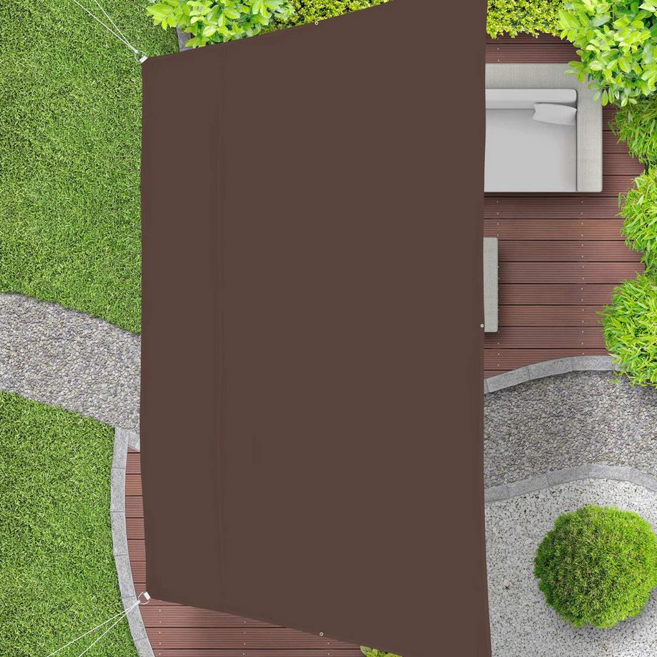 B2X Vela parasole trapezoidale marrone  