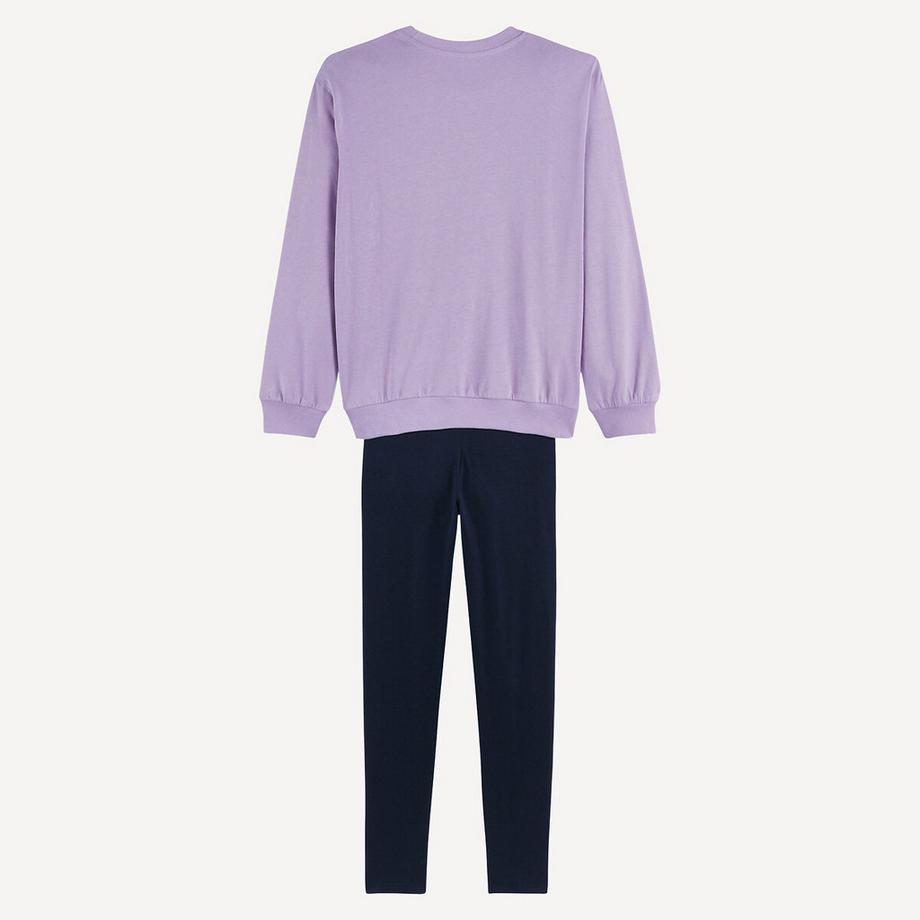 La Redoute Collections  Pyjama mit langen Ärmeln aus Baumwoll-Jersey 