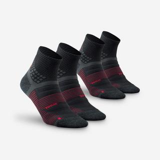 QUECHUA MH900 Chaussettes de Randonnée Mi-Hautes Lot de 2  
