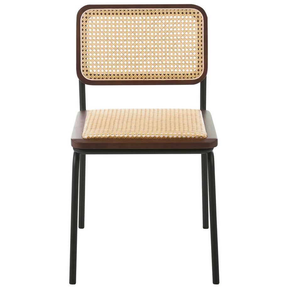 Beliani Set di 2 sedie da pranzo en Rattan sintetico Boho CORVALLIS  