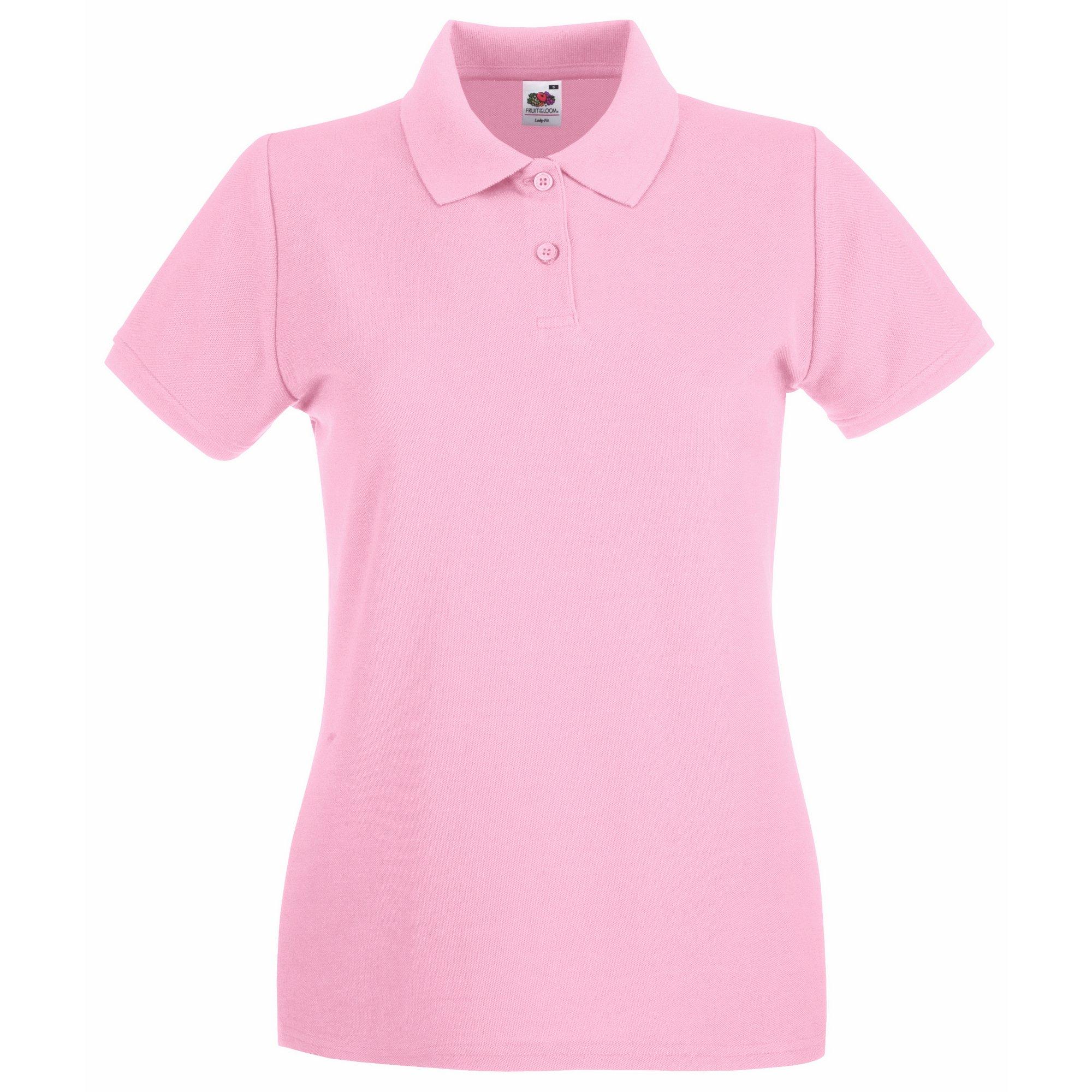 Image of Ladyfit Premium-kurzarm Polo Shirt Damen Hellrosa S