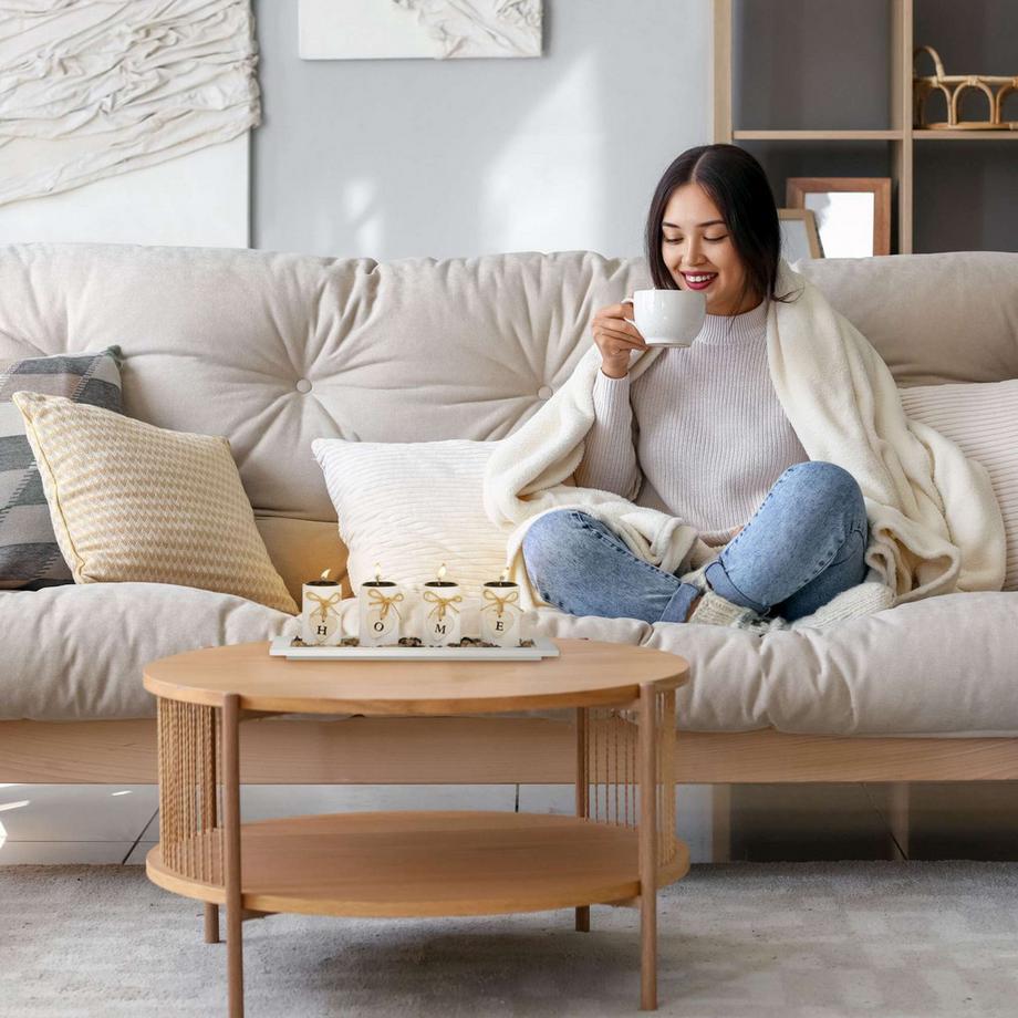 B2X  Bougeoir chauffant avec plateau et pierres 