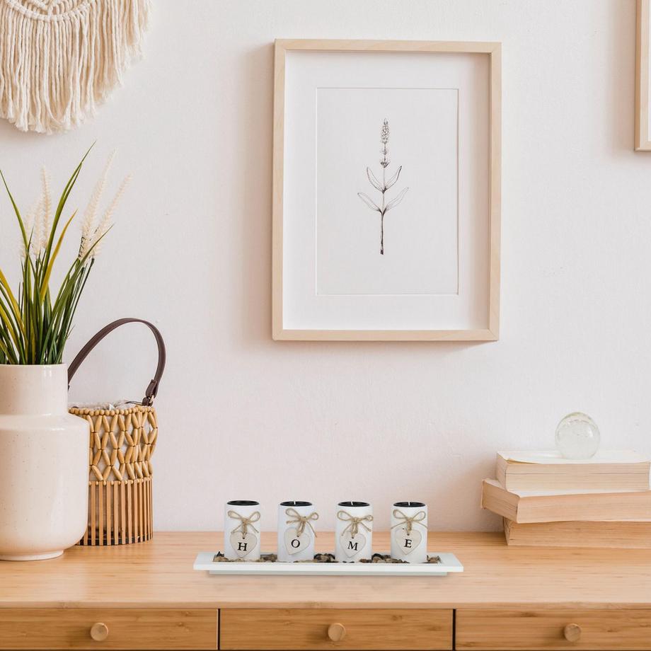 B2X  Bougeoir chauffant avec plateau et pierres 